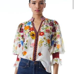 Floral Women's Top - Multicolor